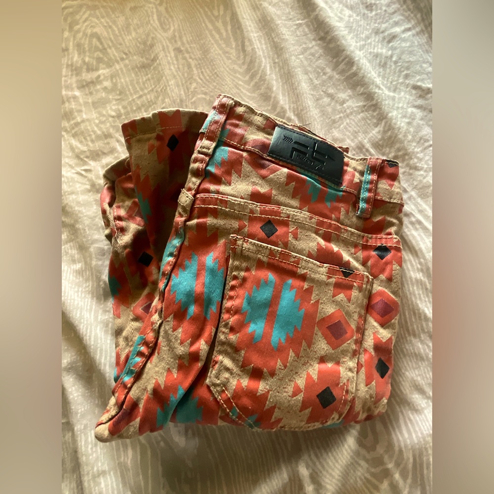 Fallon Taylor Ranch Dress’n Pendleton Print Denim